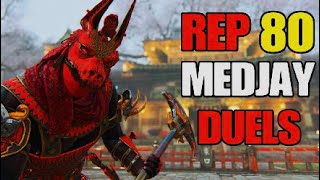 For Honor Rep 80 Medjay Duels  Stance switching spamming makes players annoyed [upl. by Notyad]