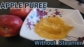 Apple Puree for 6 month babyHow to make homemade Apple puree Baby food [upl. by Fishbein316]