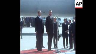 SYND22971 LEONID BREZHNEV ARRIVES IN BELGRADE FOR TALKS WITH YUGOSLAVIAS PRESIDENT [upl. by Nagard13]