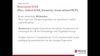 Webinar quotExogen allergische Alveolitis  Einführung in das Krankheitsbildquot [upl. by Naoh]