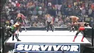 Survivor series 2001 WWF vs Alliance highlights [upl. by Orecul]