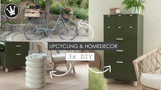 3 DIY IDEEN UPCYCLING  HOME DECOR Kleinanzeigenfund MAKEOVER  DESIGN Beistelltisch selbermachen [upl. by Samantha]