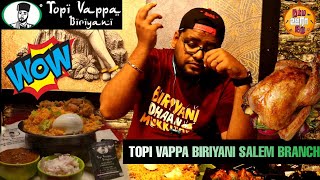 TOPI VAPPA BIRIYANI SALEM BRANCH  Traditional Briyani  Food review  Best Briyani Namma oora idhu [upl. by Barny89]