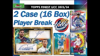 202324 Topps FINEST UCC 2 Case 16 Box Player Break eBay 100224 [upl. by Anestassia]