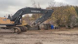 Volvo EC480DL säljes via Retrade auktion [upl. by Herzen]