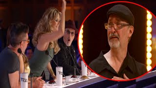 Americas Got Talent  Heidi Klum hits Golden Buzzer for singing school janitor Richard Goodall [upl. by Caplan528]