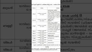 SSLC March Examination Timetable [upl. by Garvin]