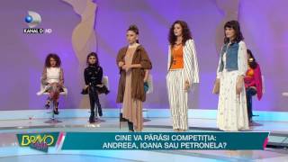 Bravo ai stil  Andreea Petronela si Ioana la un pas de eliminare Cine a parasit competitia [upl. by Nwonknu186]