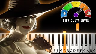 Sogno Piano Puzzle  Resident Evil Village  MEDIUM HARD Piano Tutorial  Sheet Music [upl. by Australia]