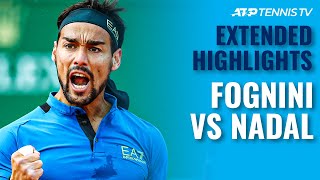 Fabio Fognini vs Rafael Nadal  Monte Carlo 2019 SemiFinal Extended Highlights [upl. by Enitsyrk]