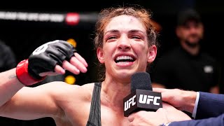 Mackenzie Dern Octagon Interview  UFC Vegas 73 [upl. by Seel]