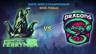 SMITE WORLD CHAMPIONSHIP  SemiFinals Styx Ferrymen Vs Jade Dragons [upl. by Ara]