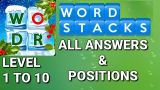 Word Stacks Level 110 ALL ANSWERS [upl. by Adnorhs]