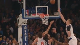 Kristaps Porzingis Amazing Putback Dunk  Thunder vs Knicks  January 26 2016  NBA 201516 Season [upl. by Adivad641]