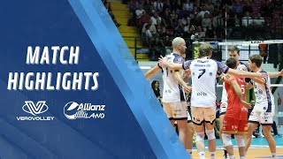 Mini Vero Volley Monza vs Allianz Milano  SuperLega Match highlights [upl. by Kazim]