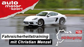 Besser Autofahren Fahrsicherheitstraining mit Christian Menzel  auto motor und sport [upl. by Ecniv]