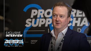 Exclusive Interview Jon Hughes at Procurement amp Supply Chain LIVE London 2024 [upl. by Eanehs766]