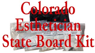 Colorado Esthetician Practical Exam Kit Set up 2023 [upl. by Artemus]