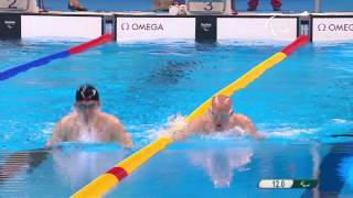 Swimming  Mens 100m Breaststroke SB11 final  Rio 2016 Paralympic Games [upl. by Itteb]