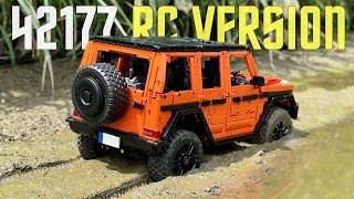 MOD LEGO Technic 42177 RC Version MercedesBenz G500 PROFESSIONAL Line [upl. by Anileba]