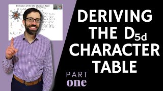 Deriving the D5d Character Table Part 1 out of 4 [upl. by Ellatsyrc]