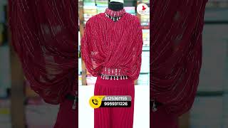 New Designer Women Jumpsuits Collection  Red amp Silver Toned  Ramya Fashions  fashion women [upl. by Engenia]