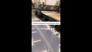 Precision engraving on polycarbonate sheets [upl. by Ynetruoc750]