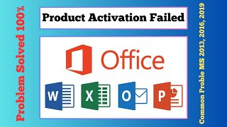 Product Activation Failed in MS Office  Activation Error Solved 100 [upl. by Enamrahc739]