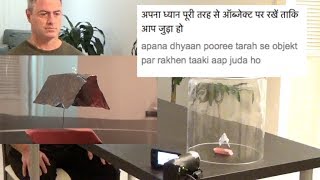 Hindi Telekinesis Training Video from Sean McNamara and MindPossiblecom [upl. by Analram]