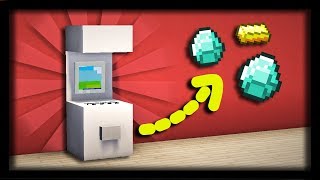 COMMENT FAIRE UN DISTRIBUTEUR DE BILLETS FONCTIONNEL ET ULTRA RÉALISTE DANS MINECRAFT  TUTO BUILD [upl. by Juley]