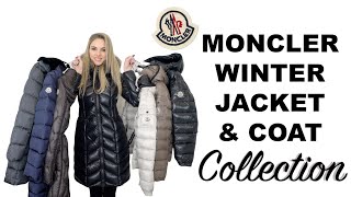 MY MONCLER WINTER JACKET amp COAT COLLECTION  TRY ON [upl. by Etyak694]