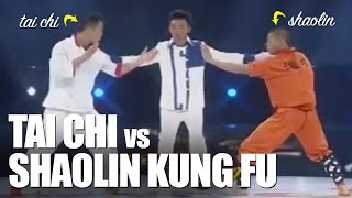 Tai Chi vs Kung Fu Shaolin [upl. by Neumeyer]