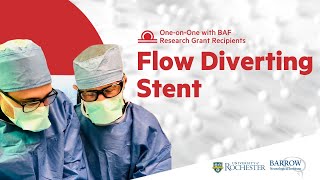 Flow Diverting Stent  BAF Research Grant Recipient A Dmytriw MD explains [upl. by Abdel]