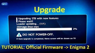 Переход с официальной прошивки на Enigma 2 на Azbox HD [upl. by Suoirtemed]