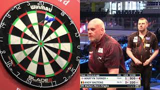 WDF  Martyn Turner vs Andy Baetens  Denmark Masters 2023 [upl. by Francisca]