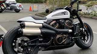 HarleyDavidson Sportster S Exhaust Sound 🙃 [upl. by Adnilg]