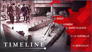 Hitlers UBoat Lair The Secret Nazi Underwater Superstructures  Timeline [upl. by Hashim]