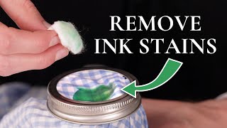 The RIGHT Ways to Remove Ink Stains from Clothes amp Fabric [upl. by Errot]