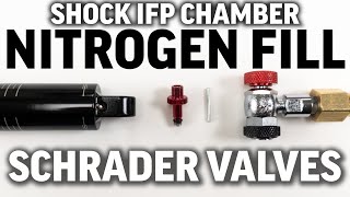 Nitrogen Fill MTB Shock IFP Chambers with Schrader Cores for beginners Youve popped your last seal [upl. by Eelyek132]