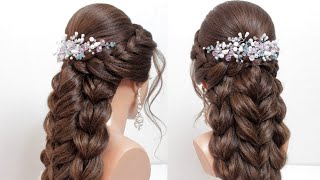 Easy hairstyle for long hair Braided hairstyle [upl. by Inaj]