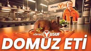 KÖFTECİ YUSUFTA DOMUZ ETİ 🤮 [upl. by Telfer258]