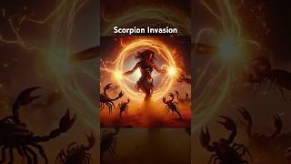 🦂Wonder Woman Saves Egypt from a Scorpion Invasion wonderwoman scorpion egypt [upl. by Erodaeht]