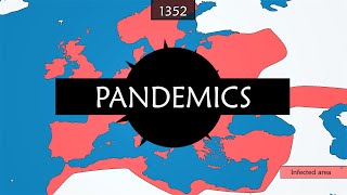 Major epidemics and pandemics  Summary on a Map [upl. by Novick]