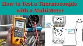 How to Test a Thermocouple with a MultiMeter  Quick and Easy Instructions [upl. by Brinson290]