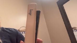 Honest Review LANGE HAIR Le Ceramique 1 Pass Flat Iron Hair Straightener [upl. by Pfeffer]