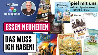 Gespielte Neuheiten und meine Pflichtkäufe  Spiel Essen 2024 [upl. by Lordan]