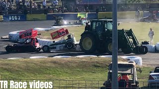 24968… The Grudge Match BriSCA F2 Stock Cars Skegness UK Speedweekend 2022 [upl. by Iztim]