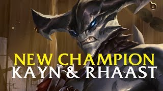 Kayn LoL League of Legends Kayn And Rhaast New Champion First Images [upl. by Pollak]