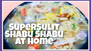 Easy Shabu Shabu dish for birthdays at home [upl. by Uamak168]