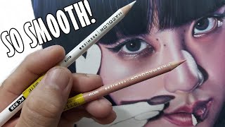 BURNISHING Colored Pencil Technique How to Draw amp Blend Smooth Skin Tone with PRISMACOLOR [upl. by Kynan]